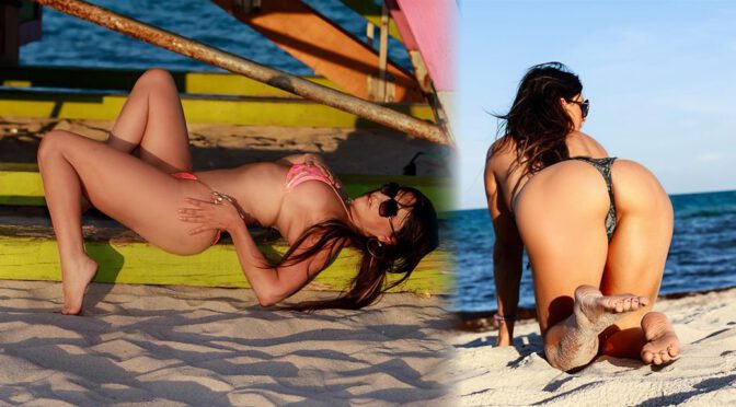 Raw Beach Heat: Claudia Romani’s Wildest Curves in Rule Magazine