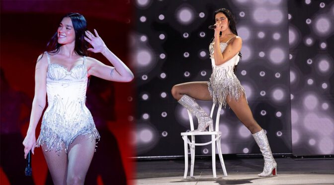 Dua Lipa Steals the Show in a Jaw-Dropping Corset at Sunny Hill Festival