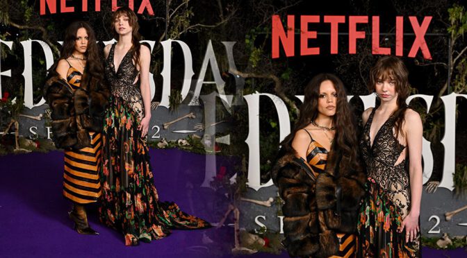 Emma Myers and Jenna Ortega Shine at Wednesday Season 2 Sydney Event