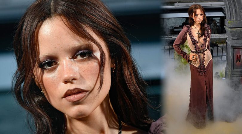 Jenna Ortega Channels Gothic Glam at Netflix’s ‘Wednesday’ Paris Event