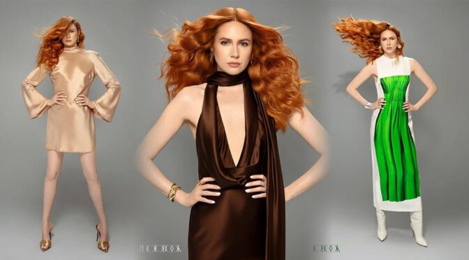 Redhead Bombshell Karen Gillan Sizzles in Photobook Magazine