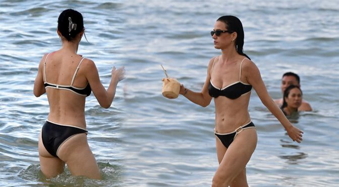Katy Perry’s Jaw-Dropping Wet Bikini Body on Miami Beach