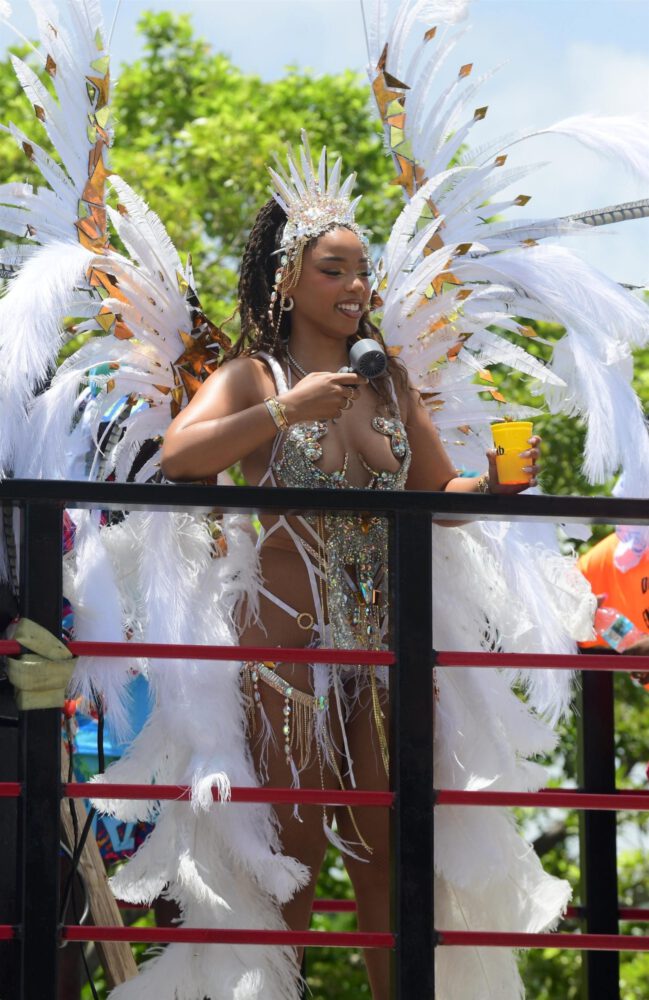 Chloe Bailey Scandalous Carnival Costume Barbados Crop Over