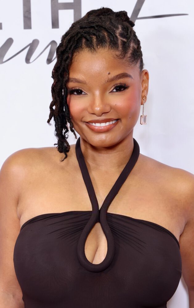 Halle Bailey Busty Brown Dress Curves Project Pit La