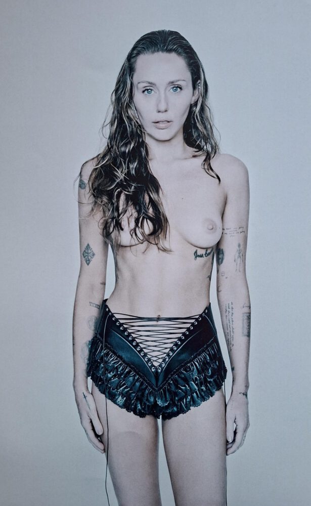 Miley Cyrus Topless Perfect Magazine Nipples Tattoos