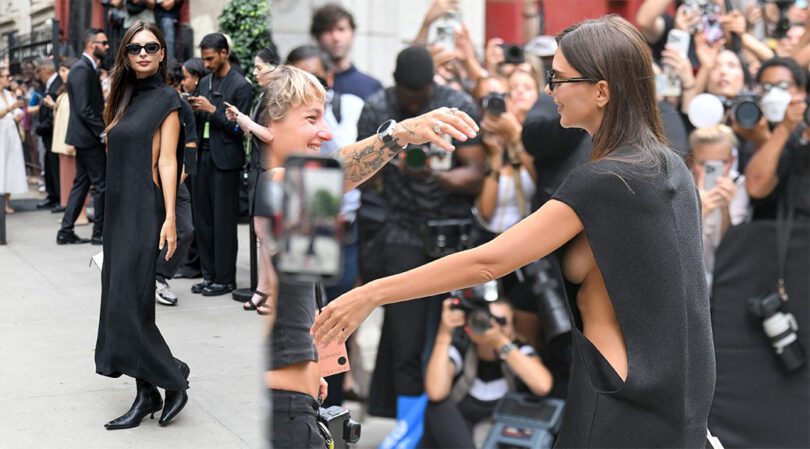 Emily Ratajkowski’s Sideboob Flash Sets NYFW on Fire