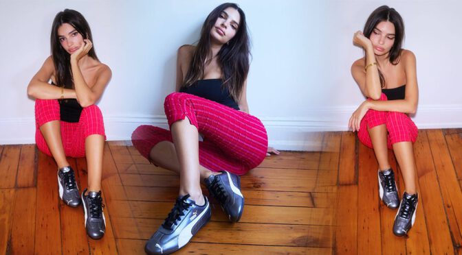 Emily Ratajkowski Turns Puma Sporty Look Into Sexy