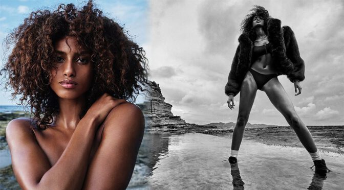 Imaan Hammam’s Wet & Wild Beach Shoot Stuns Fans