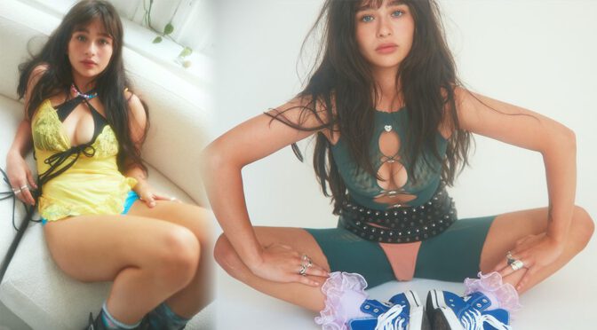 Malina Weissman Topless Tease in Hot Photoshoot