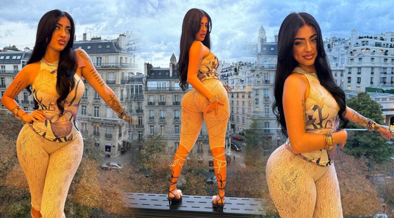 Malú Trevejo’s Huge Ass Stuns Paris in Sheer Lace Look