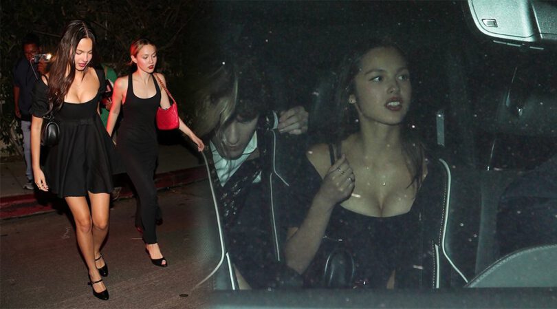 Olivia Rodrigo Busts Out in Cleavage-Baring Mini Dress at Emmys Party