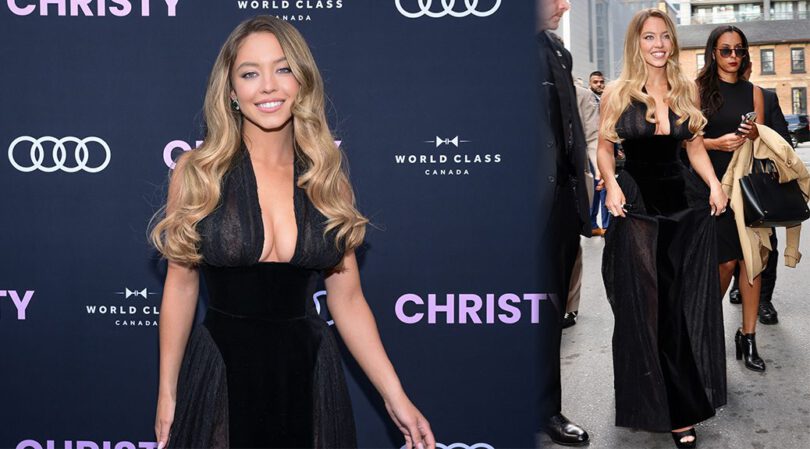 Busty Sydney Sweeney Nearly Spills Out at TIFF Afterparty