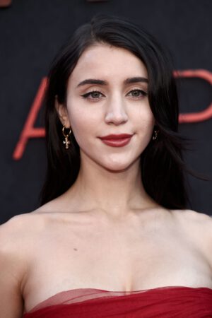 Aylee Cowan Cleavage Thigh Slit Dress