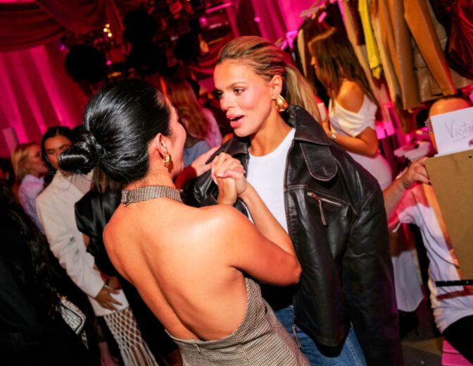 Brooks Nader Busty Curves Tight Top Nyfw