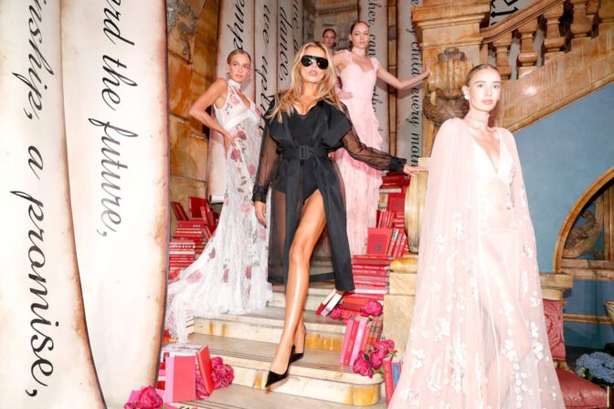 Brooks Nader Legs Busty Cleavage Nyfw