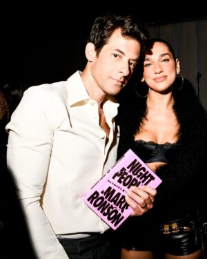 Dua Lipa Cleavage Legs Leather Shorts Nyc