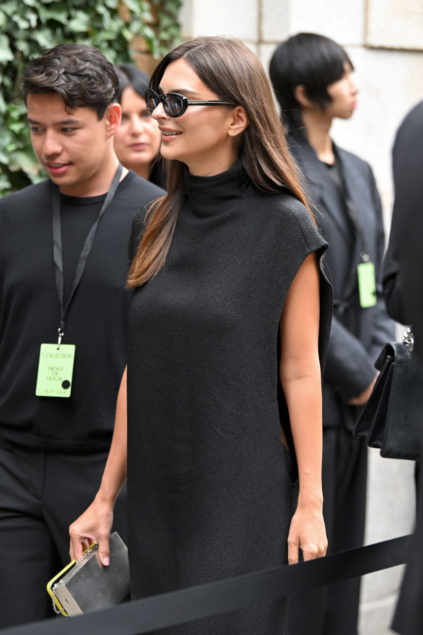 Emily Ratajkowski Braless Sideboob Calvin Klein Nyfw - Hot Celebs Home