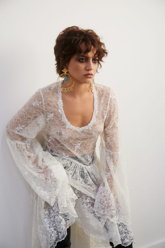 Isabela Merced Contentmode Sexy Lace Shoot