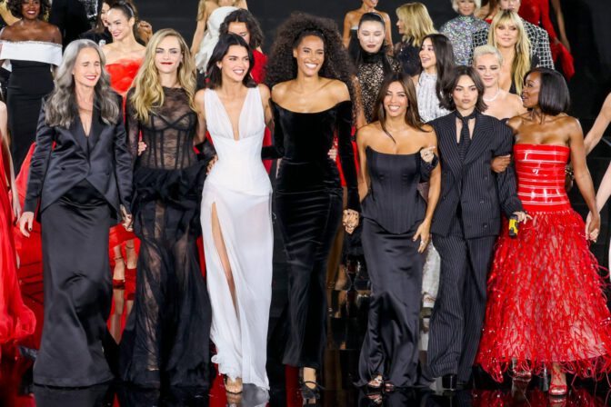 Kendall Jenner Sexy Legs Sheer Outfit Loreal Paris