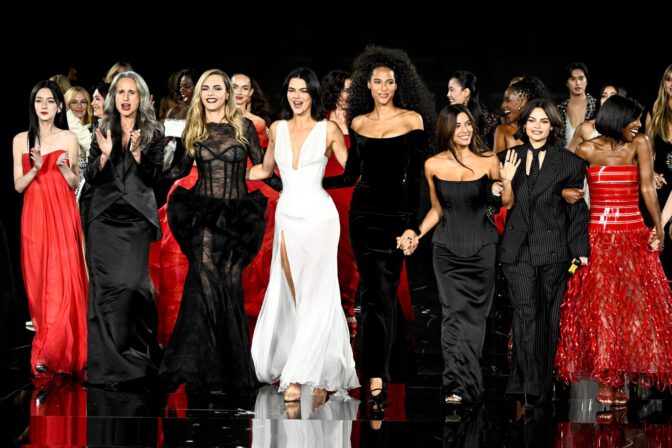 Kendall Jenner Sexy Legs Sheer Outfit Loreal Paris