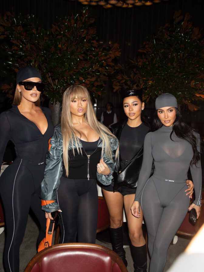 Kim Kardashian Big Booty Boobs Sheer Catsuit