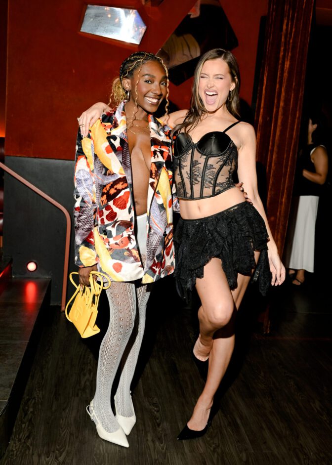Lexi Wood Sexy Sheer Corset Mini Skirt Nyc