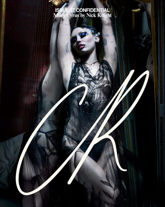 Miley Cyrus Topless Cr Fashion Book Photoshoot