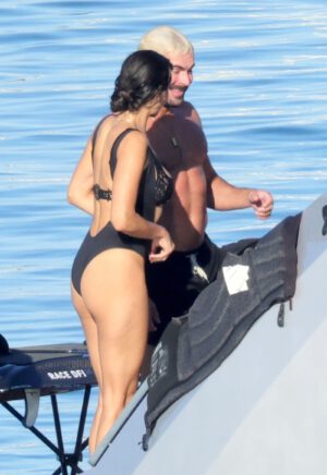 Nina Dobrev Wet Thong Monokini Booty