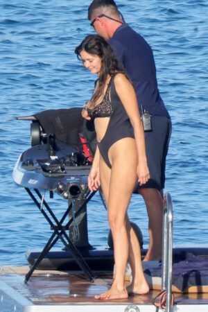 Nina Dobrev Wet Thong Monokini Booty