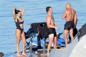 Nina Dobrev Wet Thong Monokini Booty