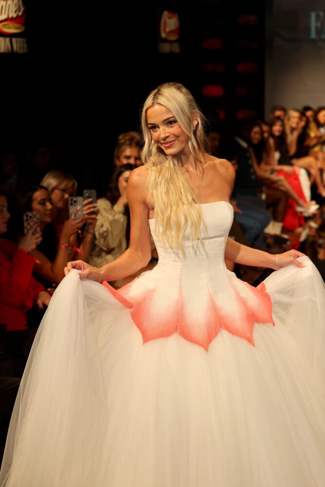 Olivia Dunne Strapless Princess Gown Nyc Fashion