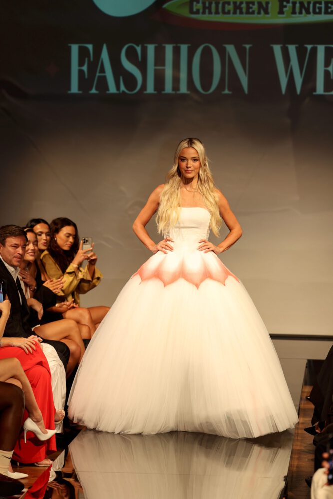 Olivia Dunne Strapless Princess Gown Nyc Fashion