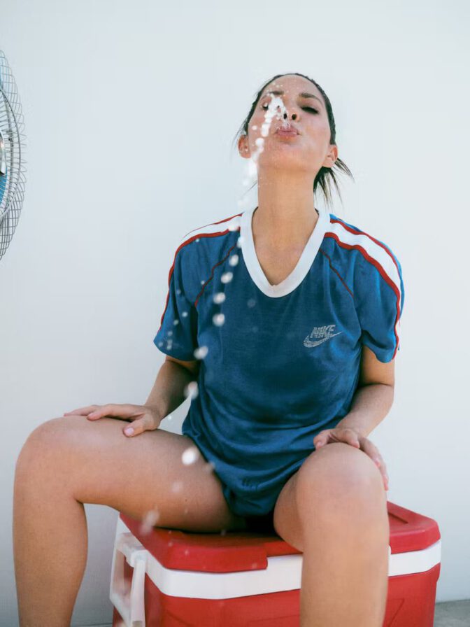 Olivia Munn Bustle Sheer Top Nipples