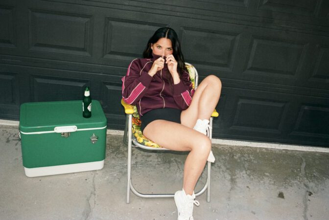 Olivia Munn Bustle Sheer Top Nipples