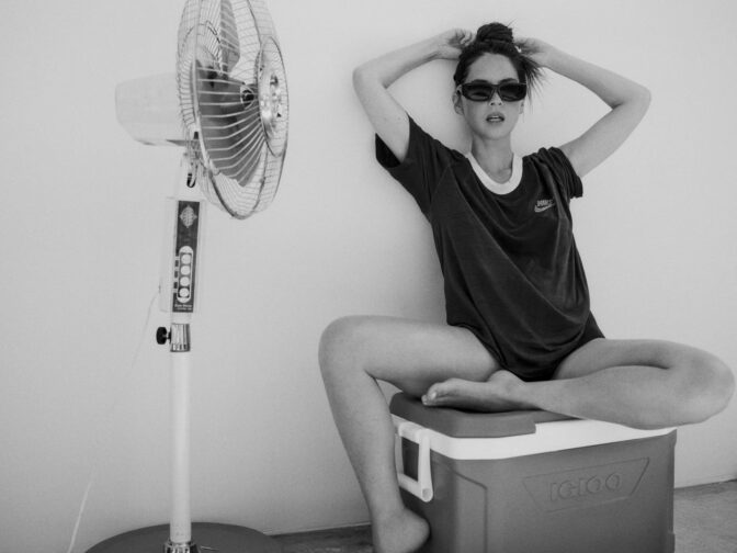 Olivia Munn Bustle Sheer Top Nipples