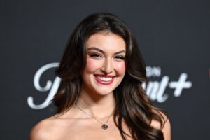 Rachel Pizzolato Cleavage Blue Dress Vma