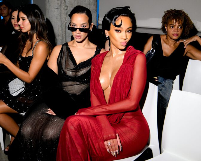 Saweetie Big Breasts Ass Red Dress Nyfw