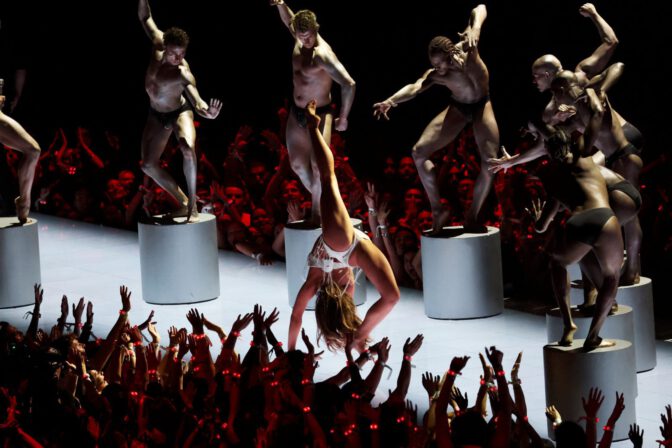 Tate Mcrae Sheer Sexy Dress Mtv Vmas