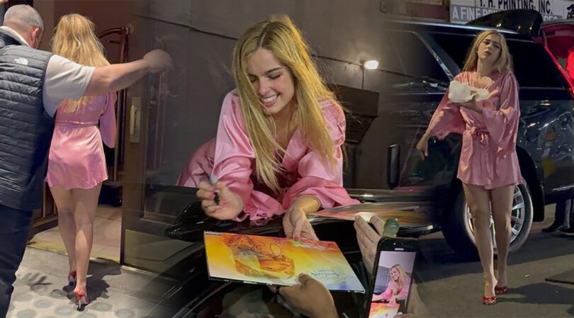 Addison Rae’s Legs Steal the Show in Hot Pink Night Look