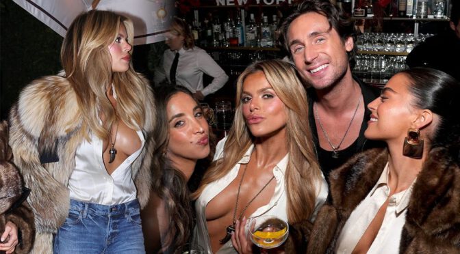 Brooks Nader’s Cleavage Nearly Spills Out at Maybelline Party – Jaw-Dropping Nipslip Risk!