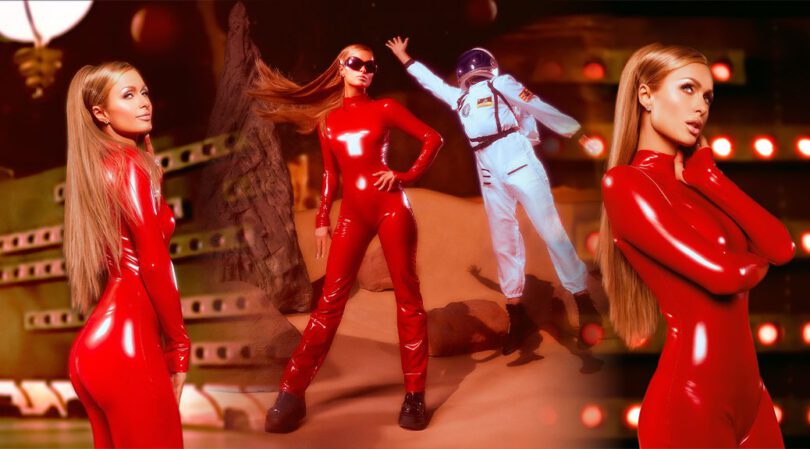 Paris Hilton Explodes in Latex: Sexy “Oops!… I Did It Again” Halloween