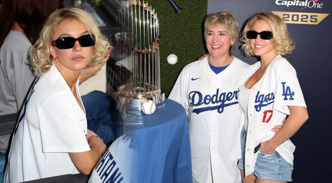 Sydney Sweeney’s Busty World Series Look: Cleavage, Legs & Pure Sex Appeal