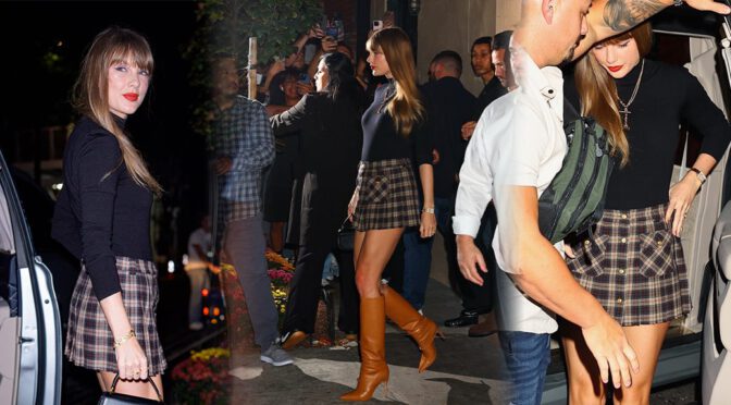 Taylor Swift’s Long Legs Stun NYC – Mini Skirt & Boots Show Steals Night