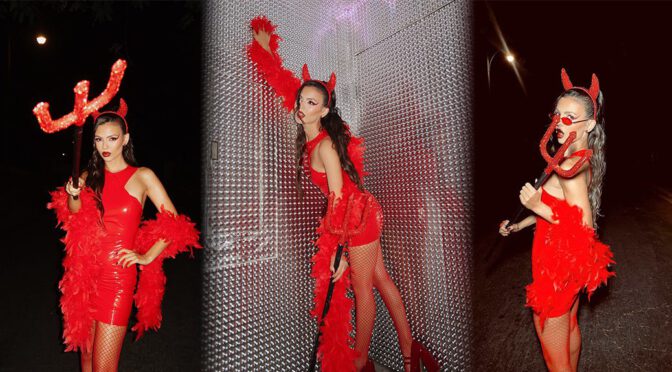 Victoria Justice Unleashes Her Devilish Curves in Latex and Fishnets!