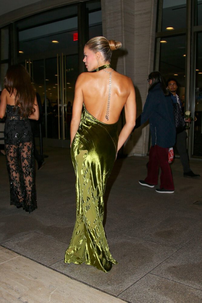 Brooks Nader Braless Pokies Velvet Gown Gala Nyc