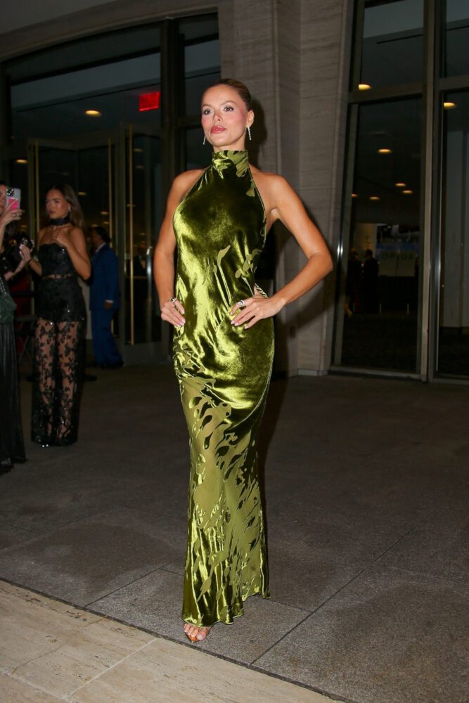 Brooks Nader Braless Pokies Velvet Gown Gala Nyc