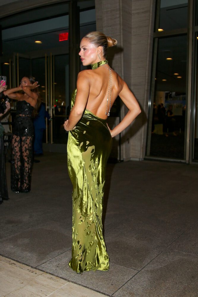 Brooks Nader Braless Pokies Velvet Gown Gala Nyc