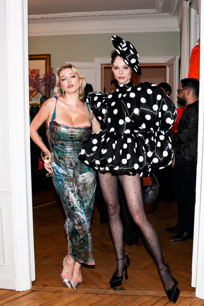 Caroline Vreeland Cleavage Christian Siriano Paris Party