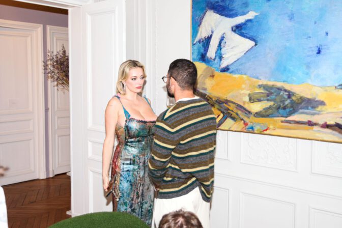 Caroline Vreeland Cleavage Christian Siriano Paris Party