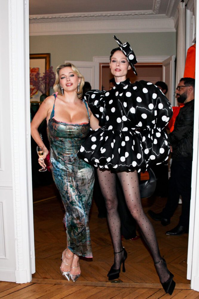 Caroline Vreeland Cleavage Christian Siriano Paris Party